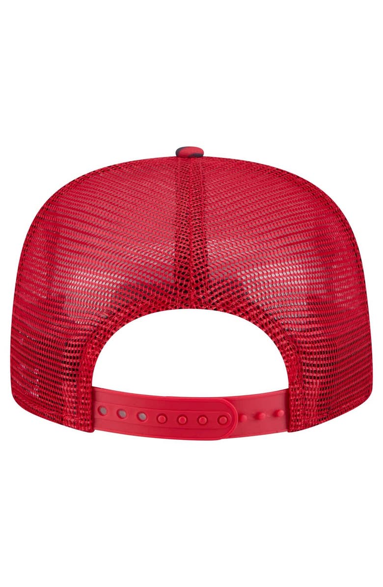 New Era Men's New Era Scarlet San Francisco 49ers Adventure Pattern Golfer Snapback Hat, Alternate, color, Scarlet