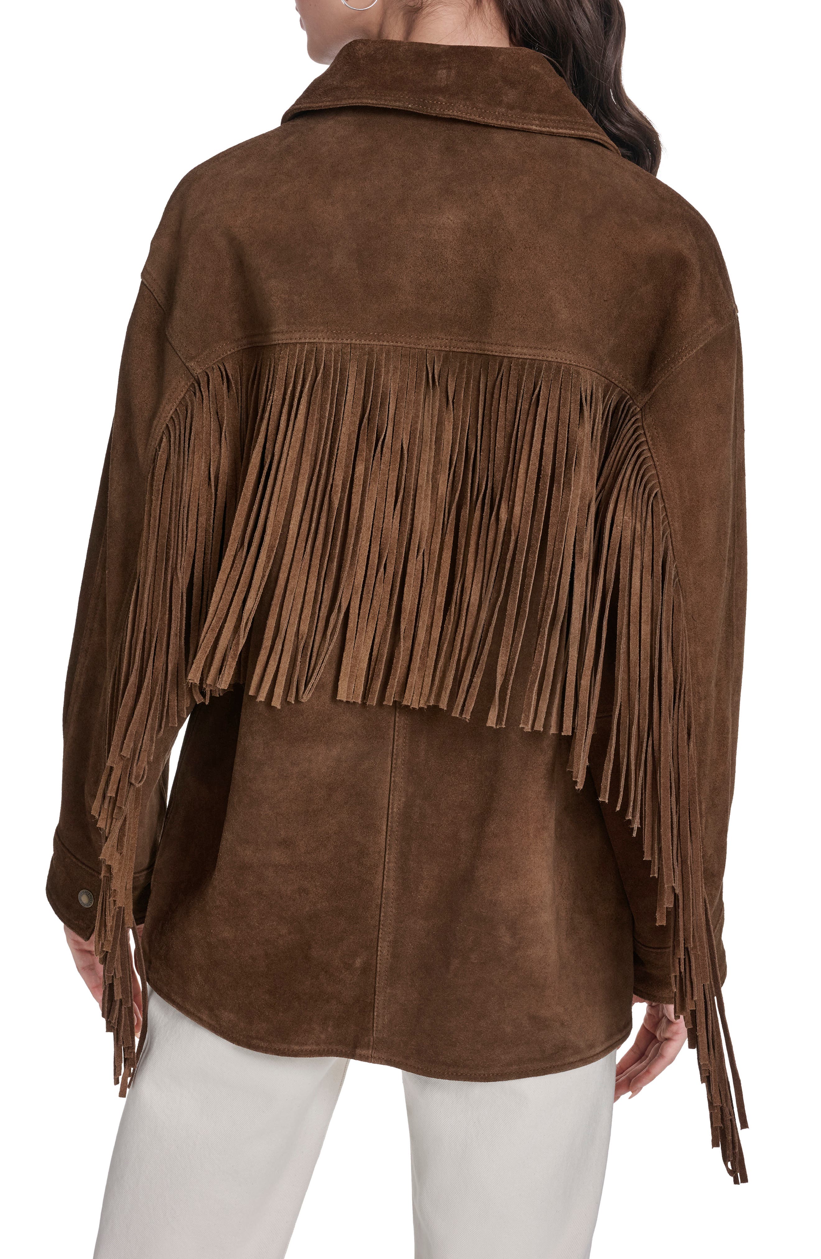 Fringe Suede Jacket - image 2