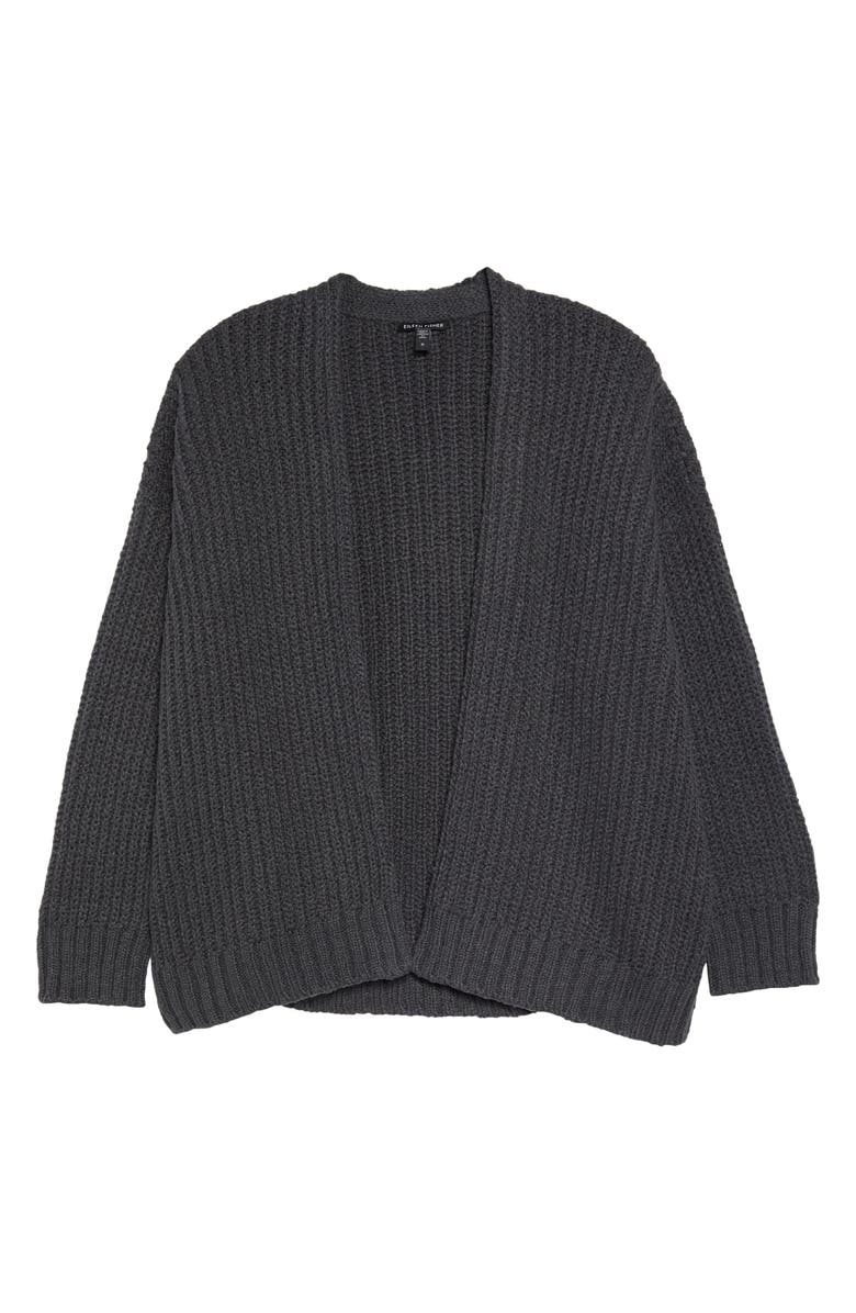 Eileen Fisher Open Front Organic Cotton Cardigan, Alternate, color,