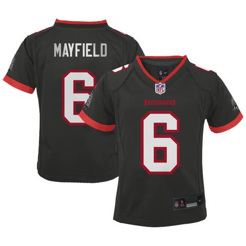 Preschool Nike Baker Mayfield Pewter Tampa Bay Buccaneers Alternate Game Jersey