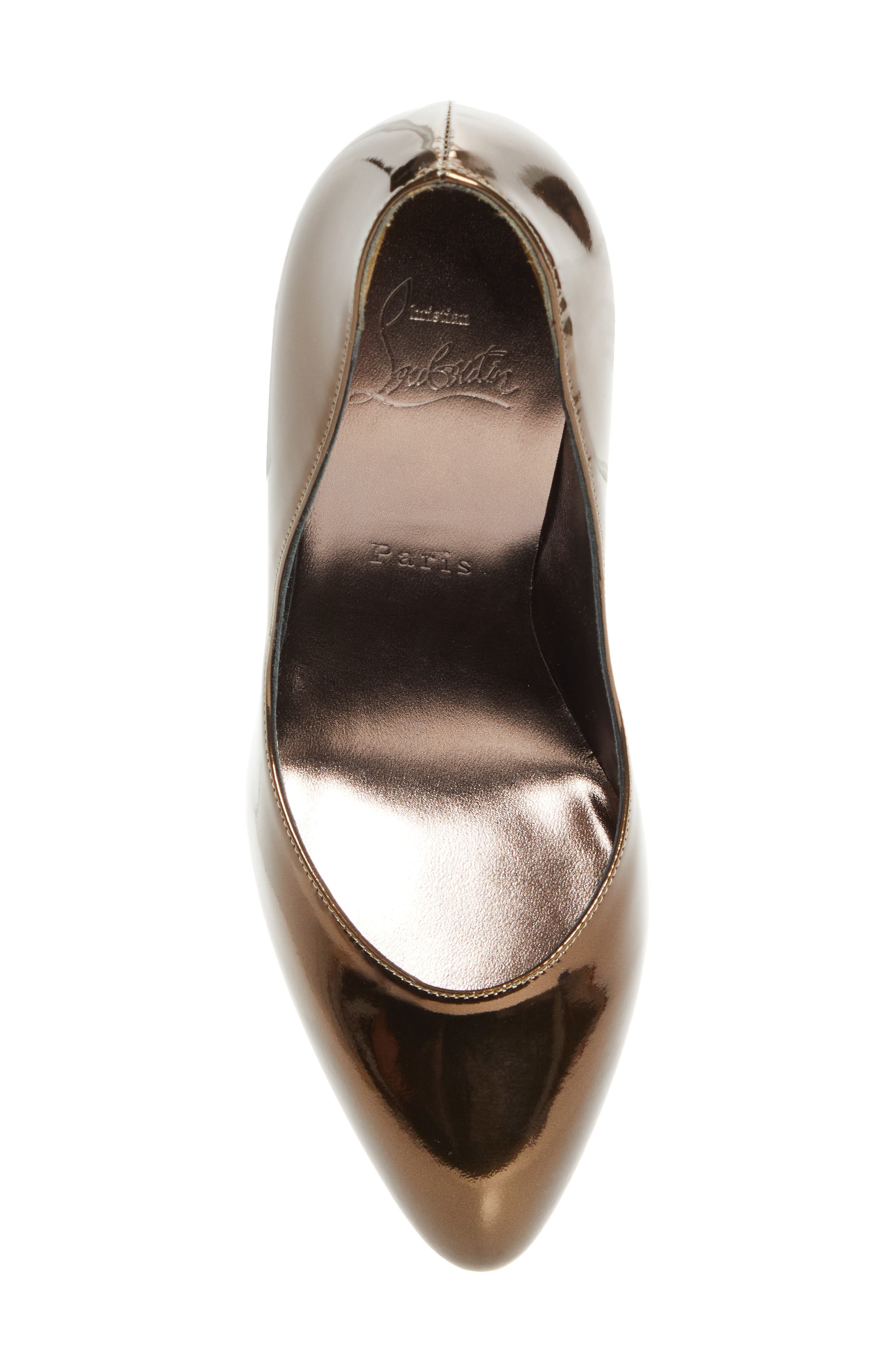 Christian Louboutin Fannylove Metallic Pump, Alternate, color, Bronzo/ Bronzo