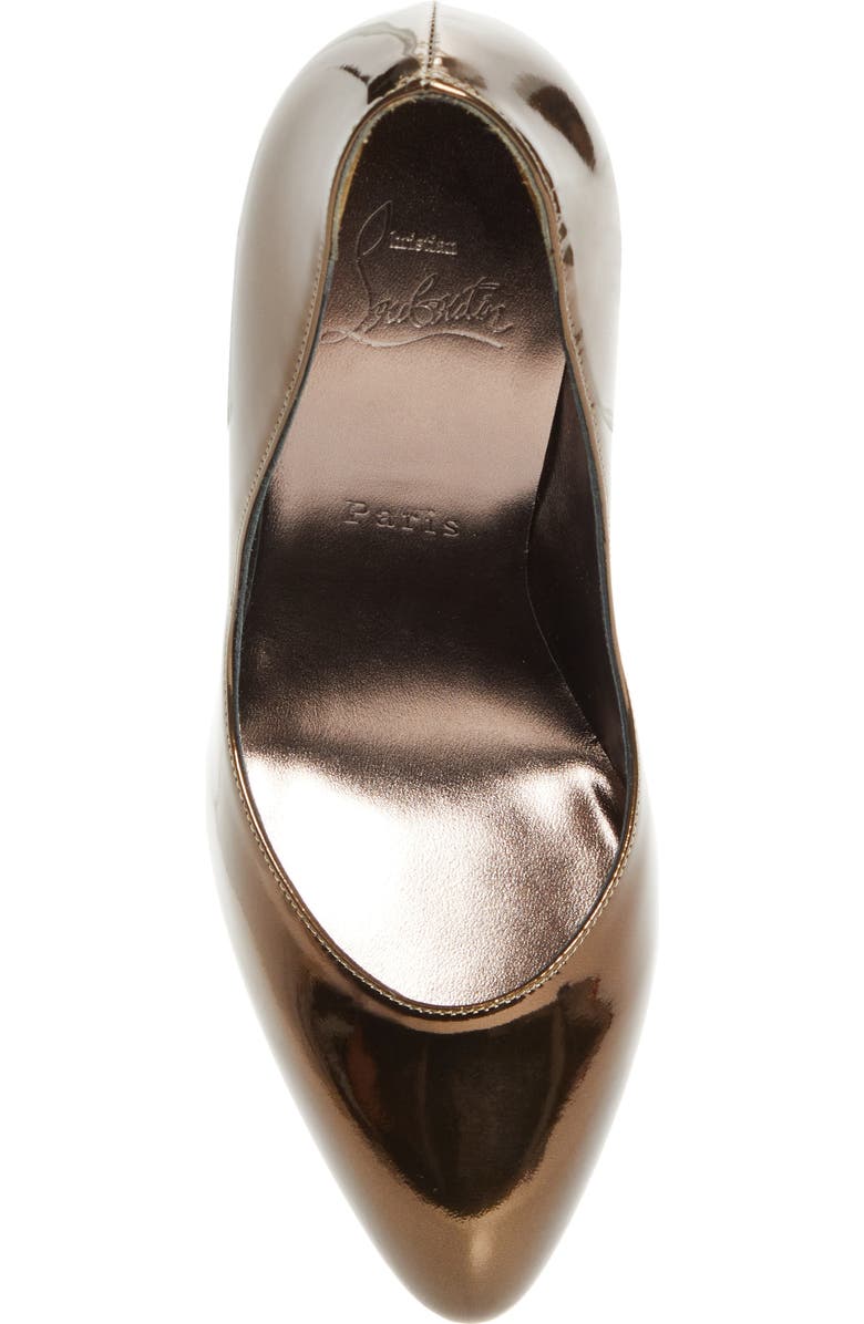 Christian Louboutin Fannylove Metallic Pump, Alternate, color, Bronzo/ Bronzo