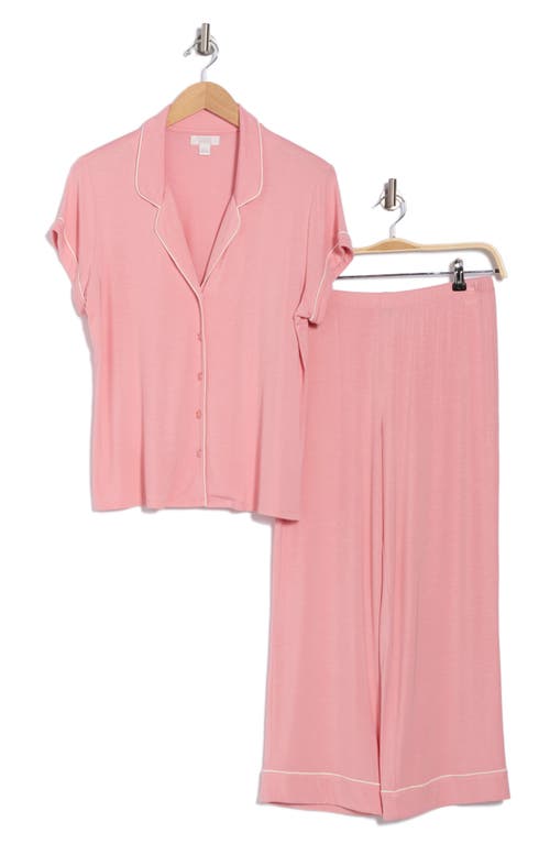 Nordstrom Rack Tranquility Cropped Pajamas In Pink Beauty