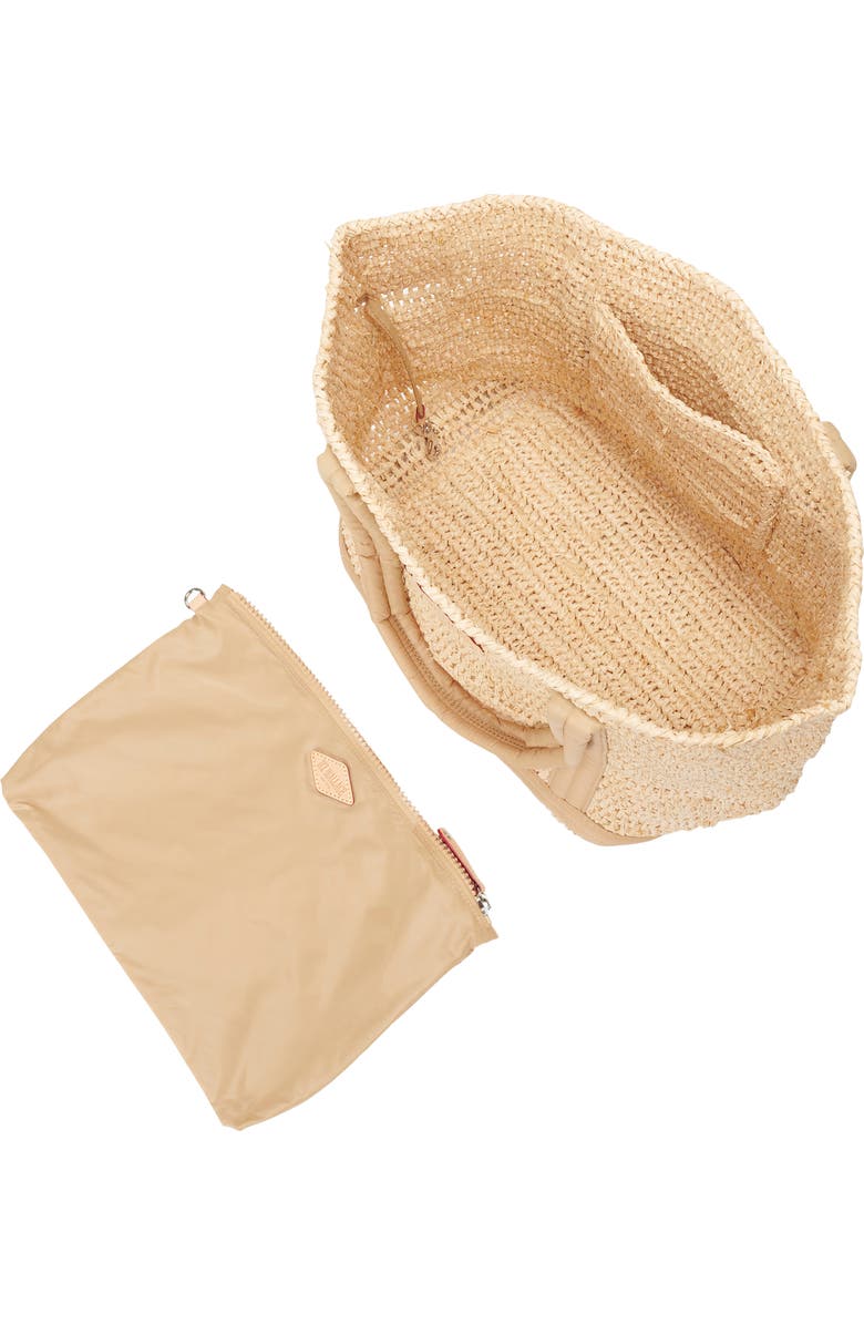 MZ Wallace Medium Raffia Tote, Alternate, color,