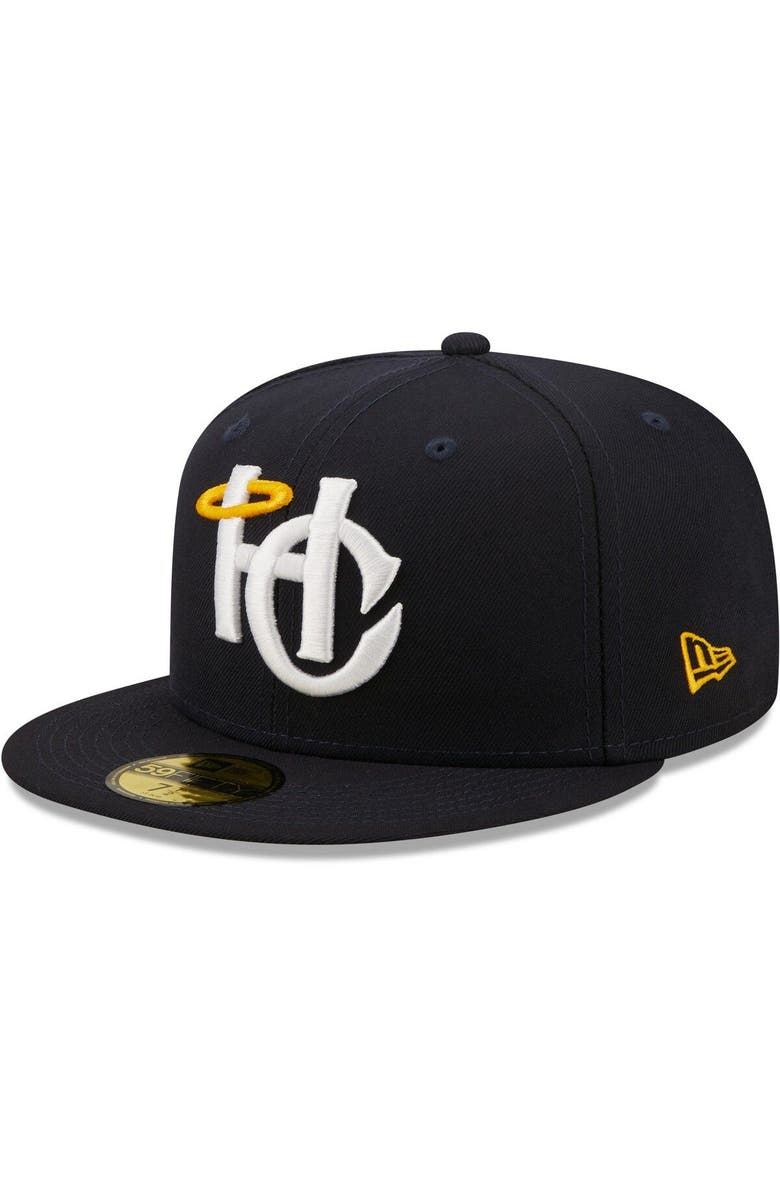 New Era Men's New Era Navy Charleston RiverDogs Authentic Collection 59FIFTY Fitted Hat, Alternate, color, Navy