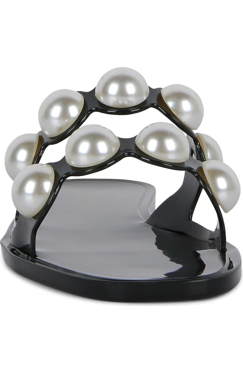 LONDON RAG Perla Faux Pearl Slide Sandal, Alternate, color,