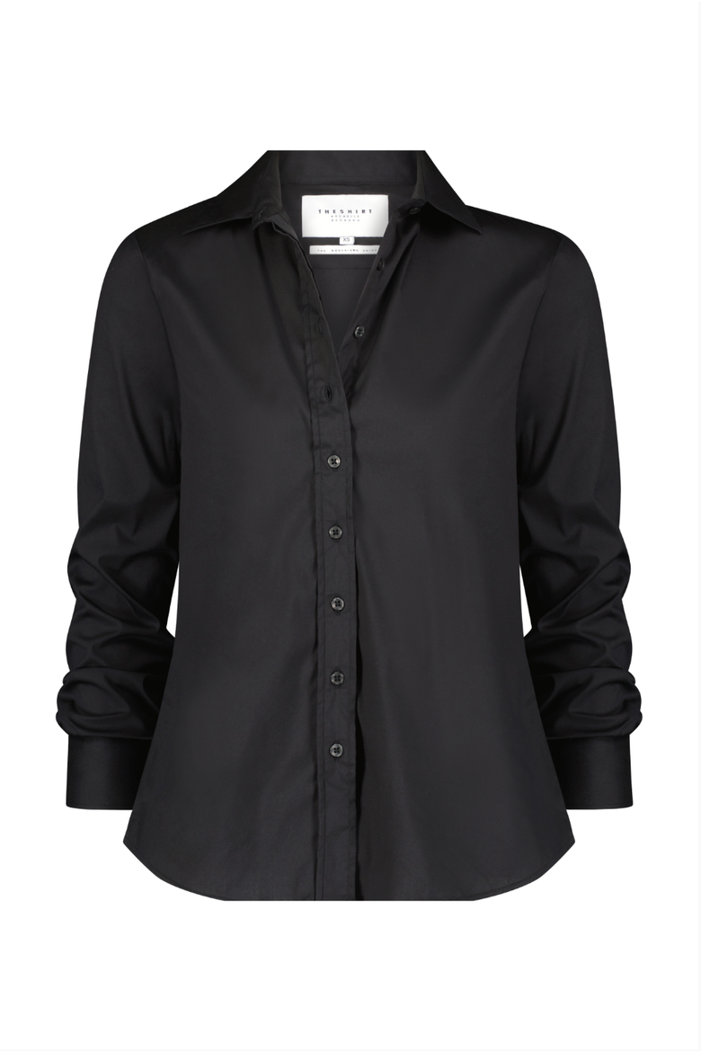 The Jet Set Boyfriend Shirt, Alternate, color, Black