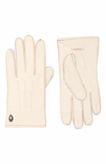Stitched Leather Tech Gloves