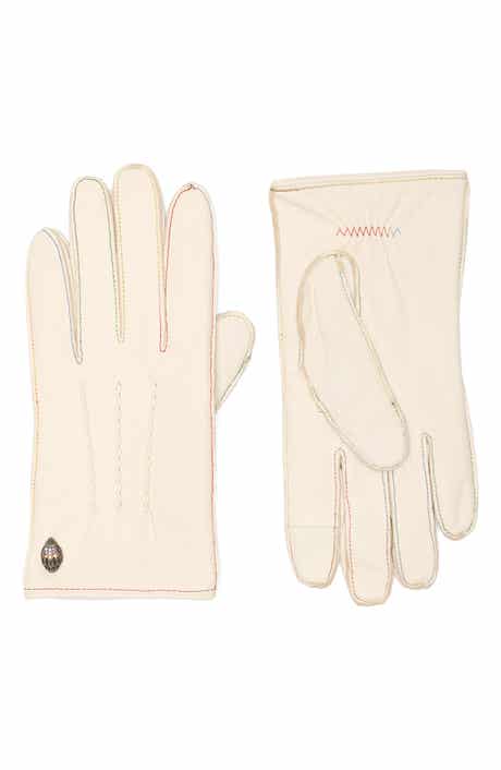 Stitched Leather Tech Gloves