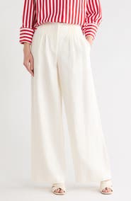 TWP Mini Pleated Linen Pants