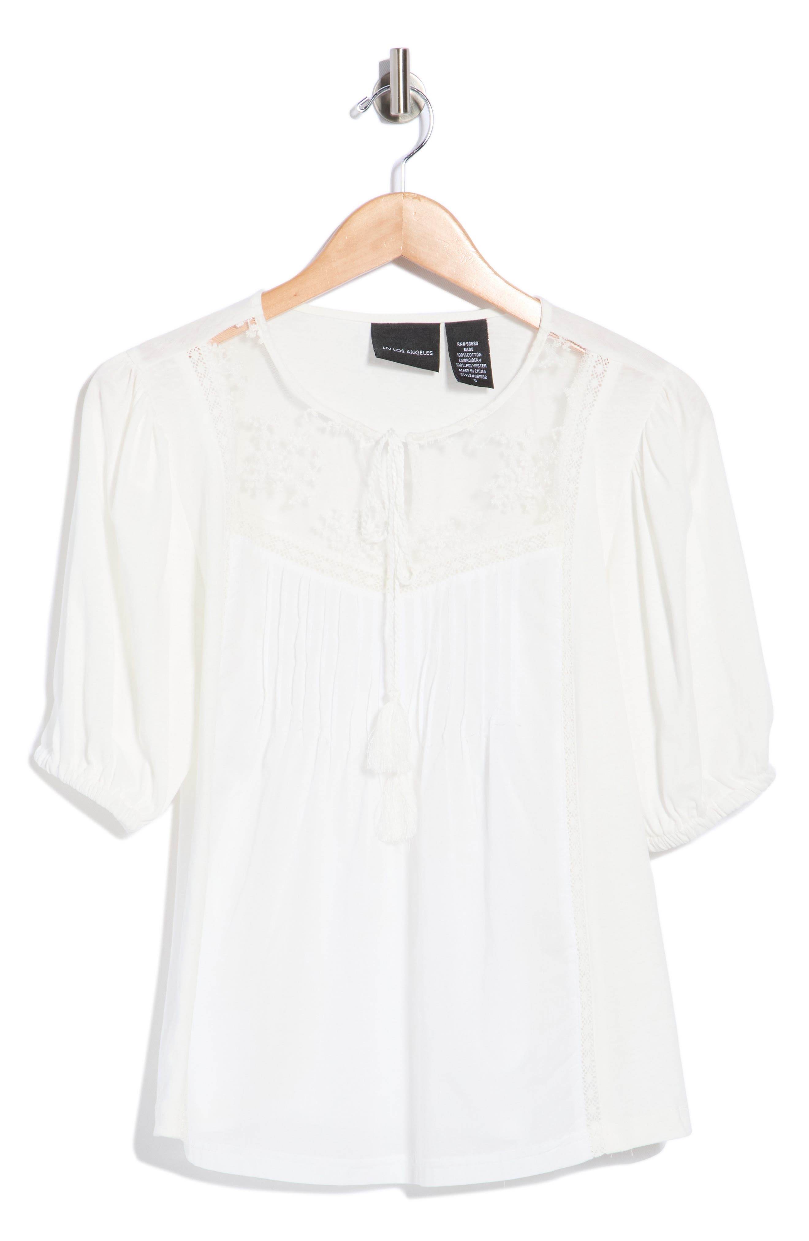 Mixed Media Pleat Top