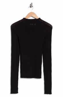 Hugh Mock Neck Rib Sweater