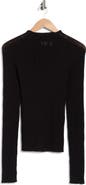 A.L.C. Hugh Mock Neck Rib Sweater