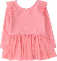 RuffleButts Flutter Long Sleeve Leotard