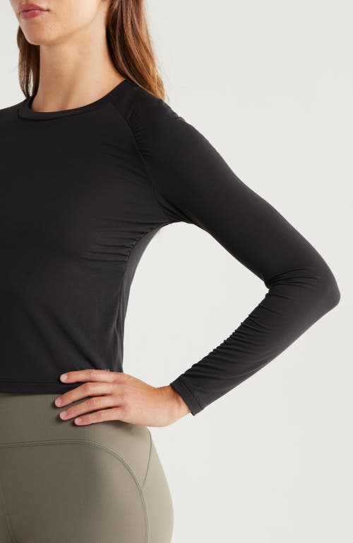 Free Fly Elevate Long Sleeve Performance T-shirt In Black