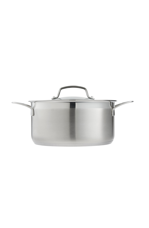 Cuisine::pro ® Id3® Ss 5 Qt. Casserole Pan With Lid In Silver