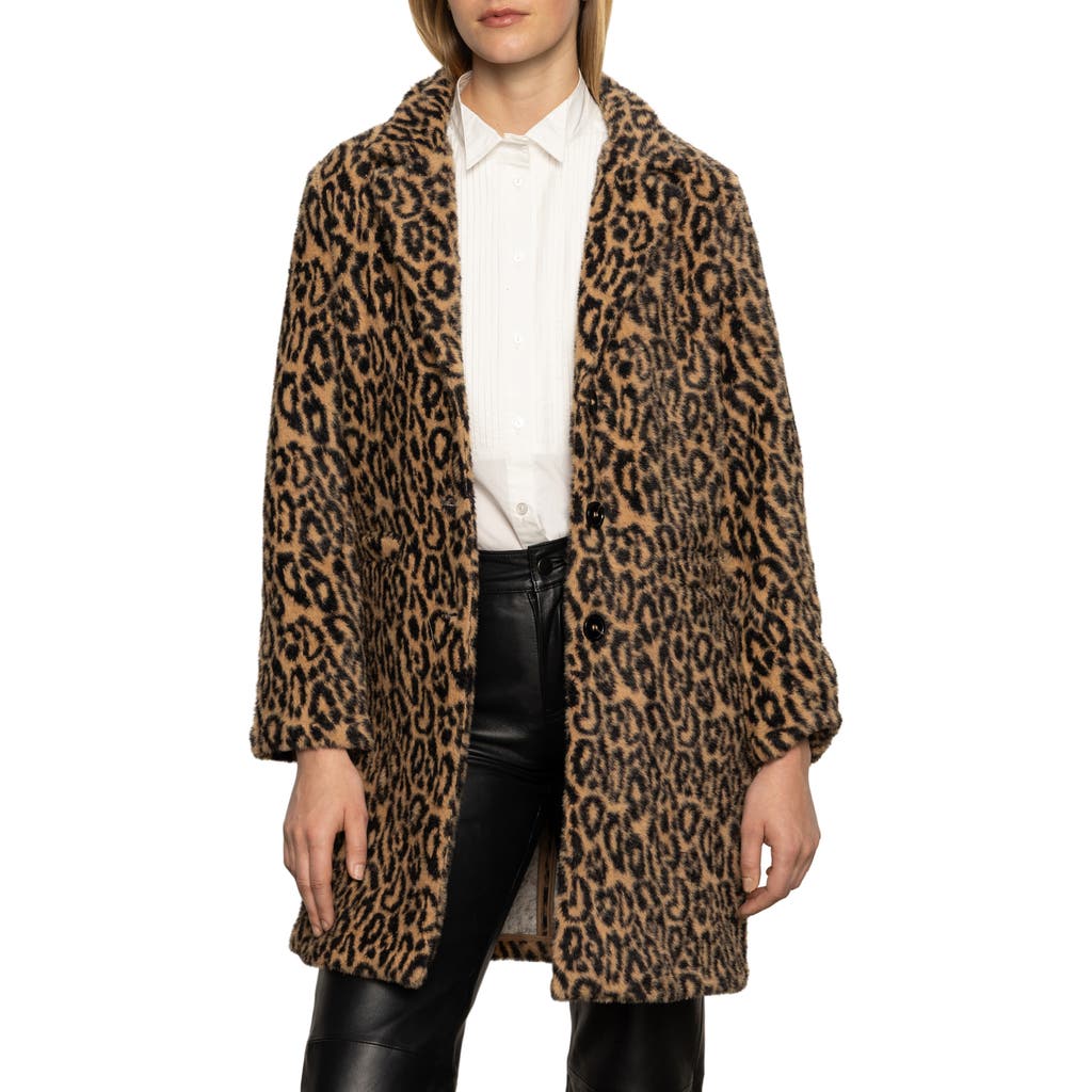 Sanctuary Hometown Faux Fur Jacket In Brown