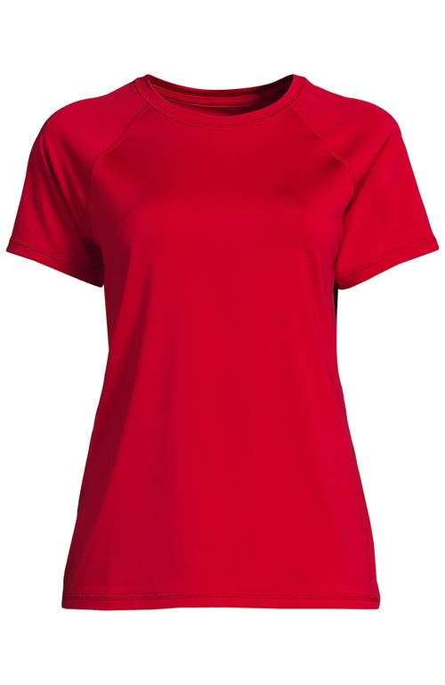 Lands' End School Uniform  Short Sleeve Active Tee In Red
