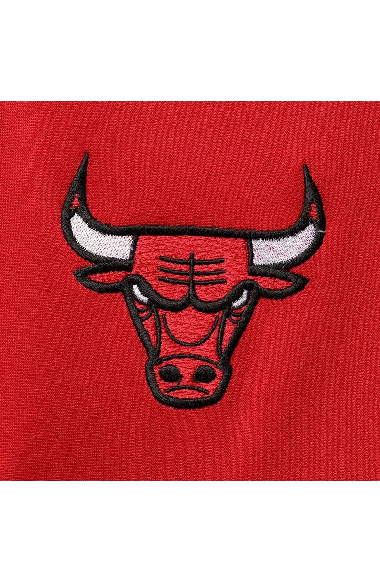 PROFILE Men's Red/Black Chicago Bulls Big & Tall Pieced Body Full-Zip Track Jacket, Alternate, color, 