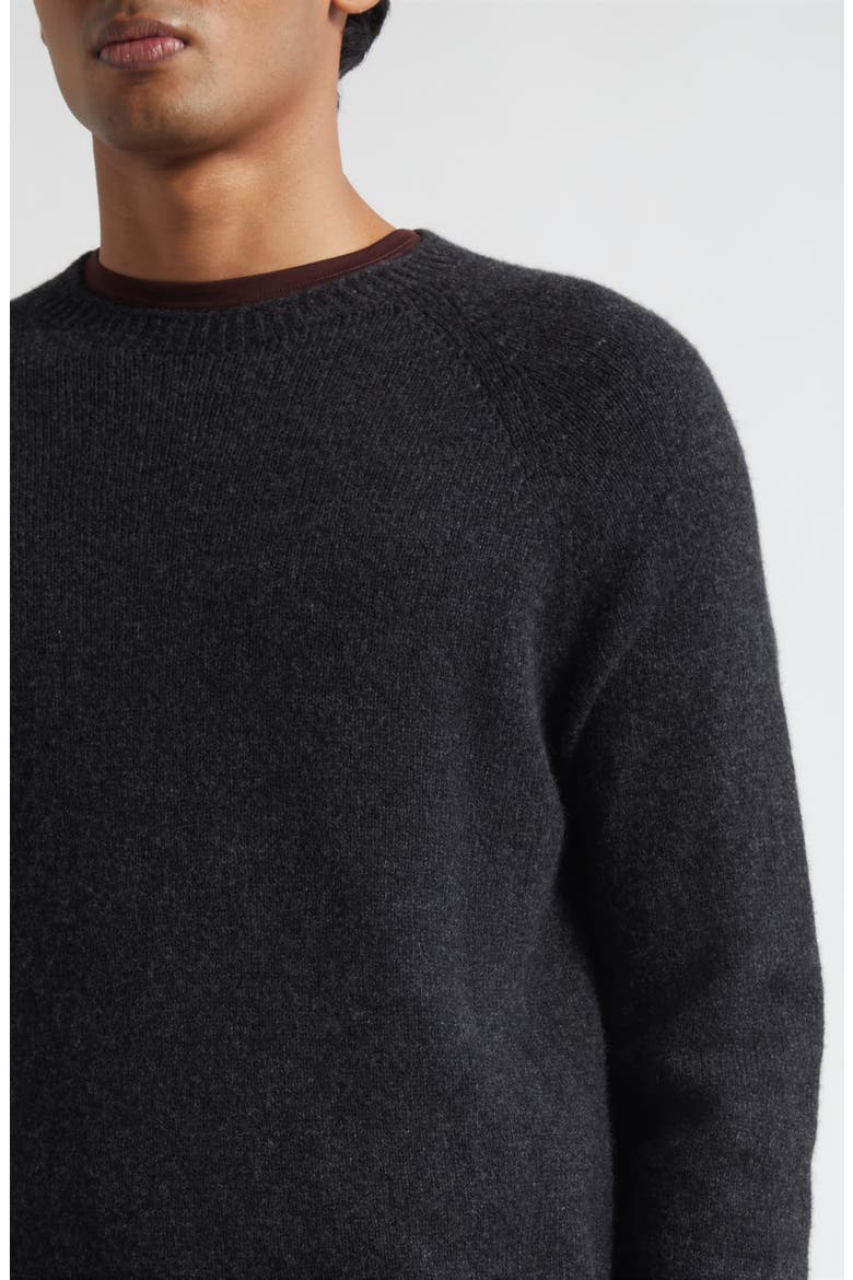 Lambswool Crewneck Sweater, Alternate, color, CHARCOAL MELANGE