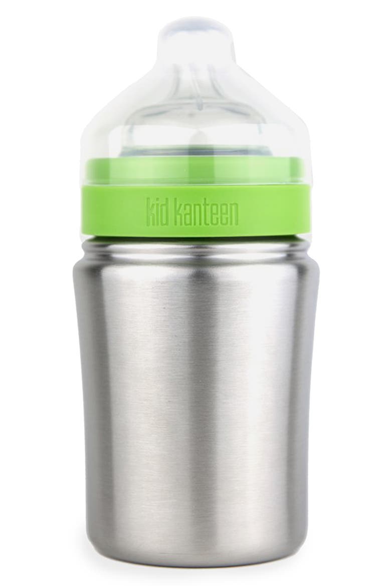 9-Ounce Stainless Steel Baby Bottle, Main, color, STEEL