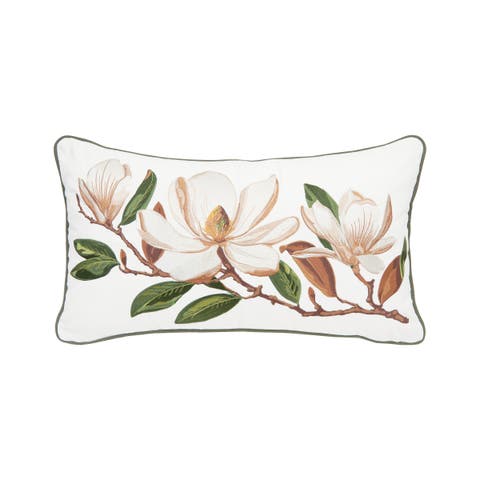Magnolia Lumbar Pillow