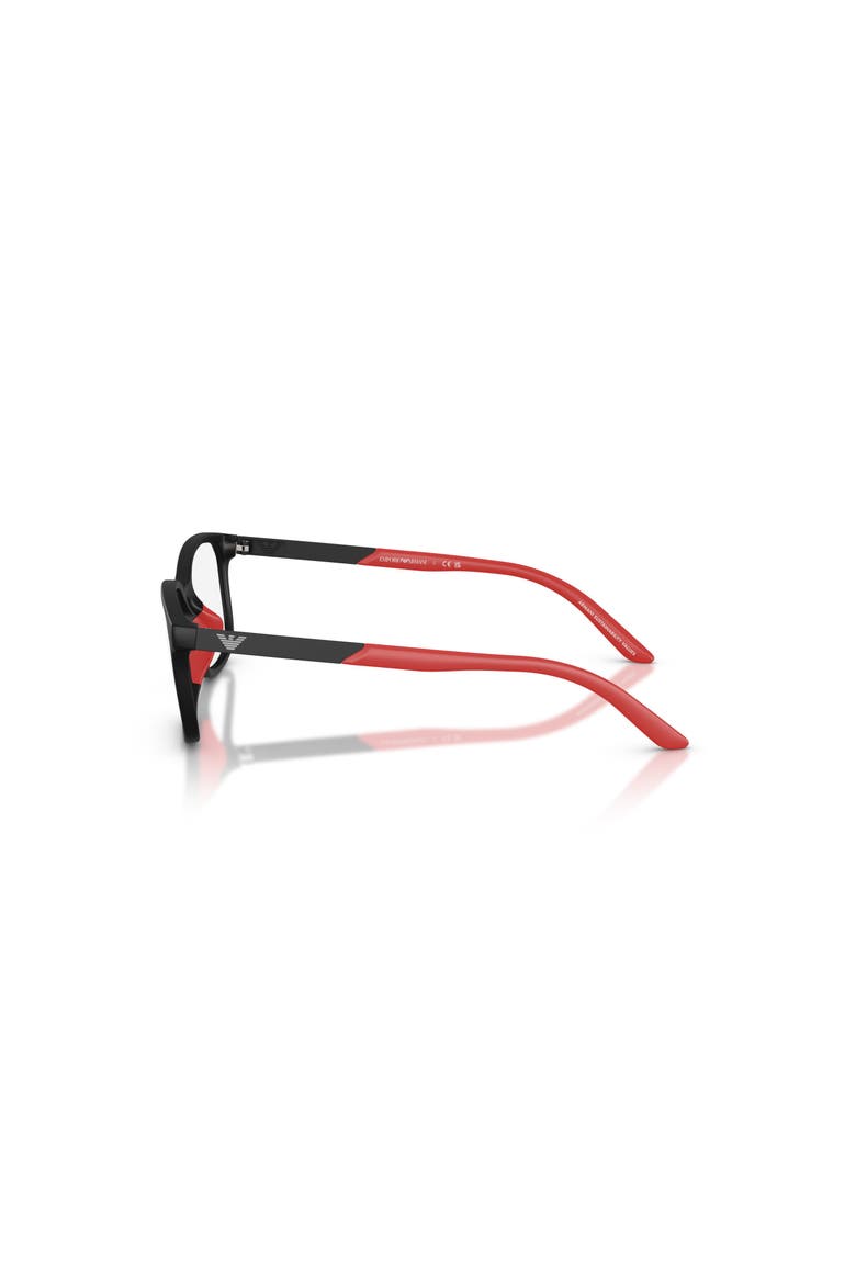 49mm Rectangle optical glasses, Alternate, color, Black