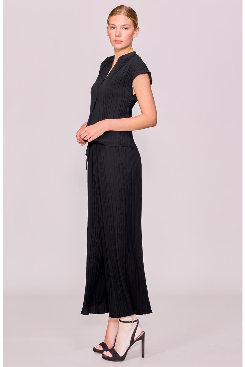 Twist Pleat Top, Alternate, color, BLACK