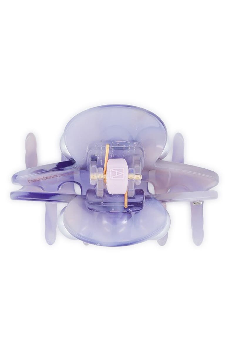 Alexandre de Paris Imitation Pearl Claw Clip, Alternate, color, Lavender