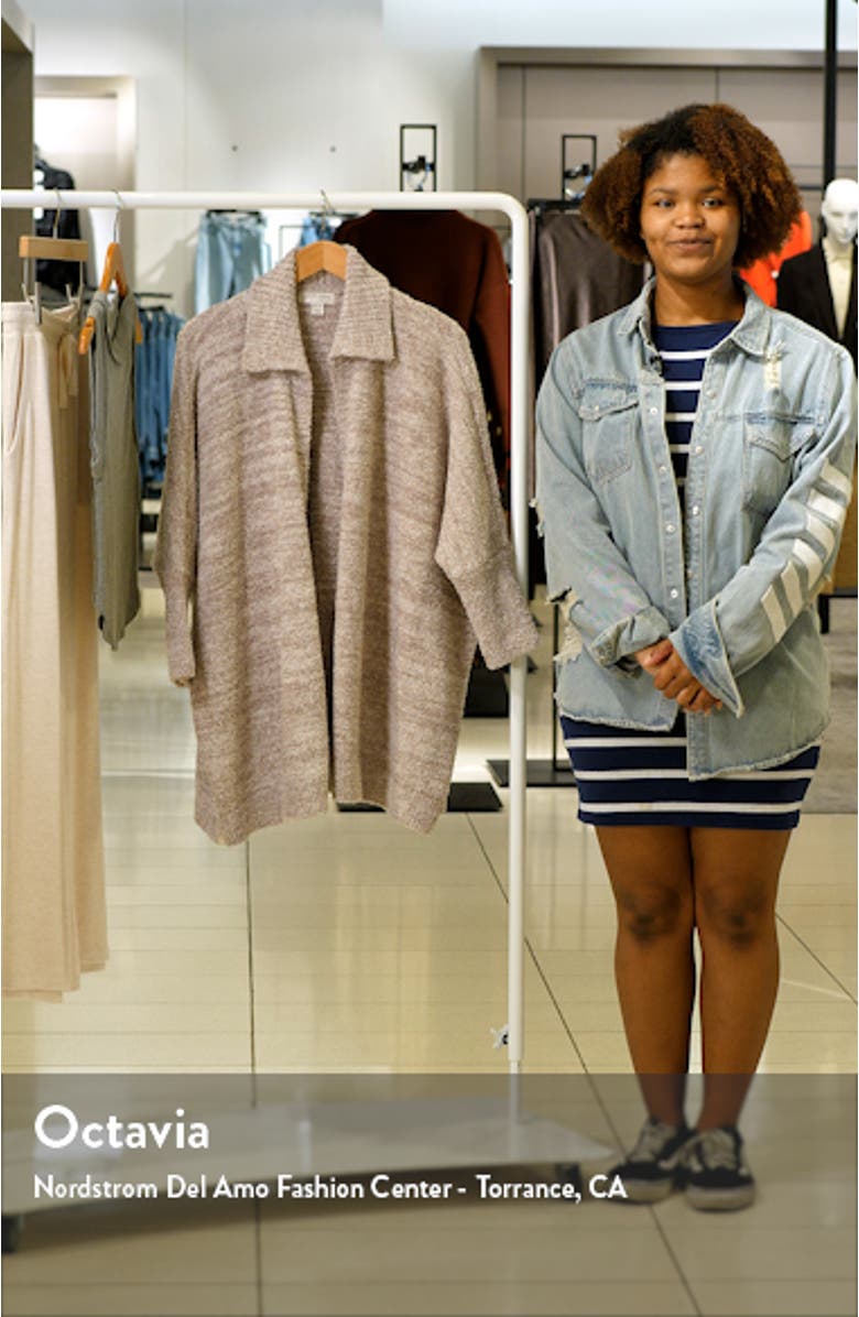 CozyChic<sup>™</sup> Collared Oversize Cardigan, sales video thumbnail