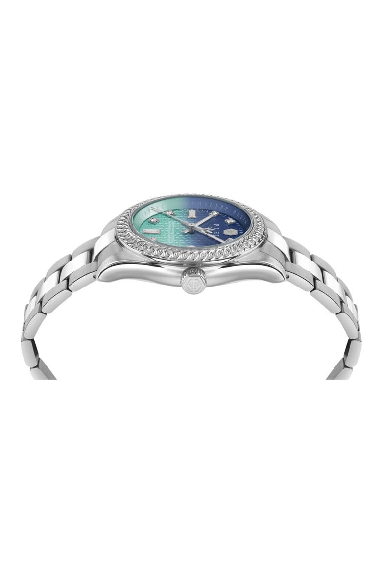 Queen Bracelet Watch, 36mm, Alternate, color, STAINLESS STEEL