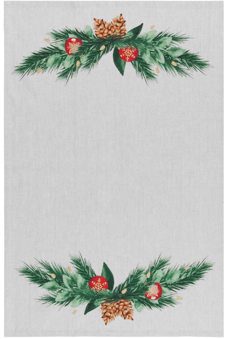 2-Pack Deck the Halls Tea Towel Set, Alternate, color, DECK THE HALLS
