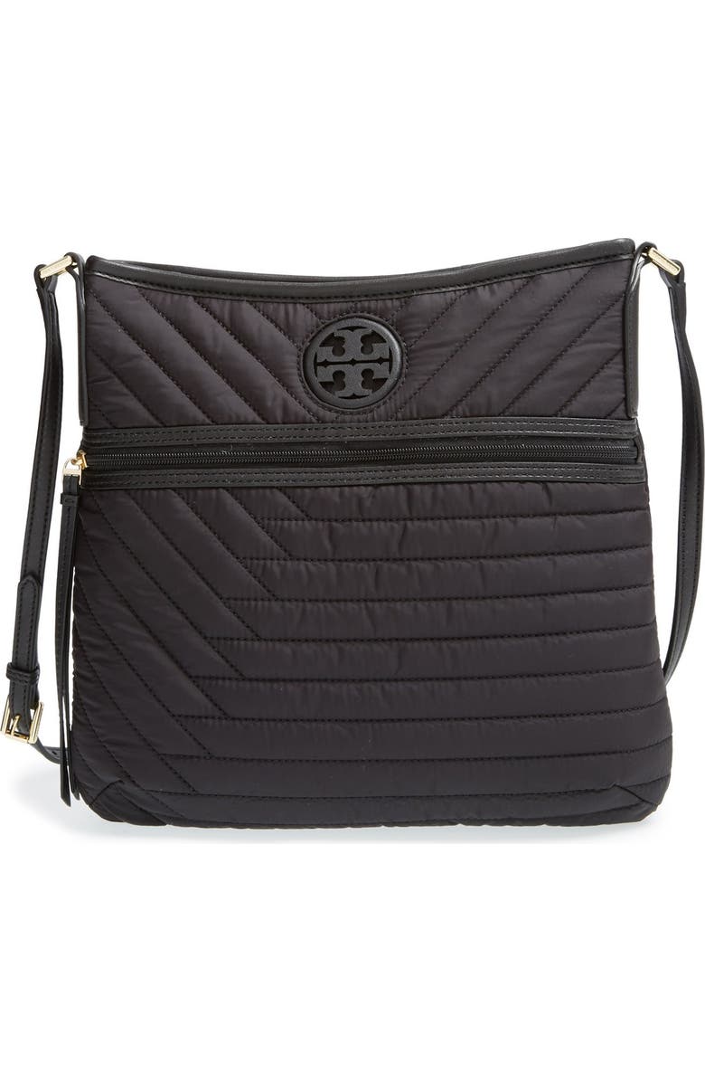 Tory Burch Quilted Nylon Swingpack, Main, color,