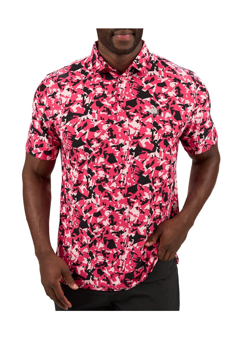 Camo Mix Polo, Main, color, Pink