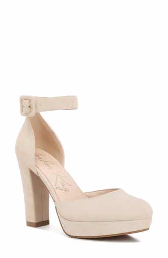 LONDON RAG Inigo Interchangeable Ankle Strap Platform Pump