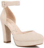 LONDON RAG Inigo Interchangeable Ankle Strap Platform Pump