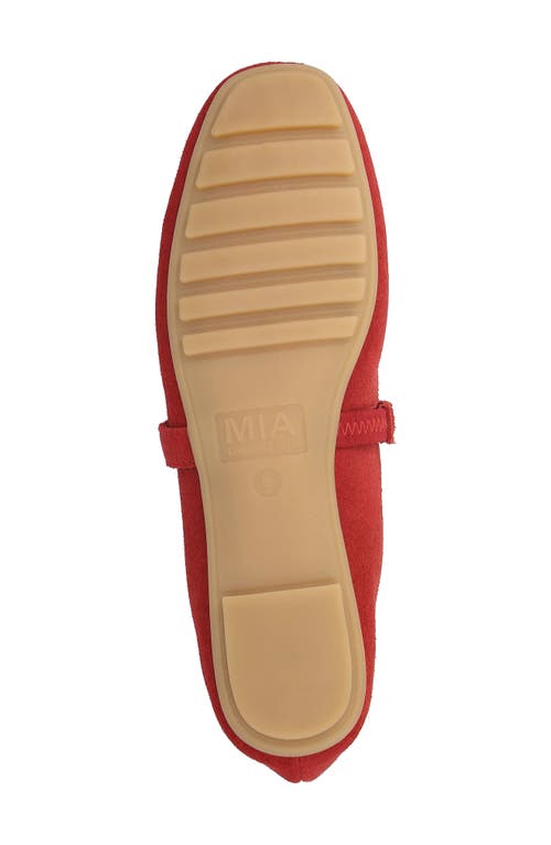 Shop Mia Limited Edition Karolin Mary Jane Flat In Red