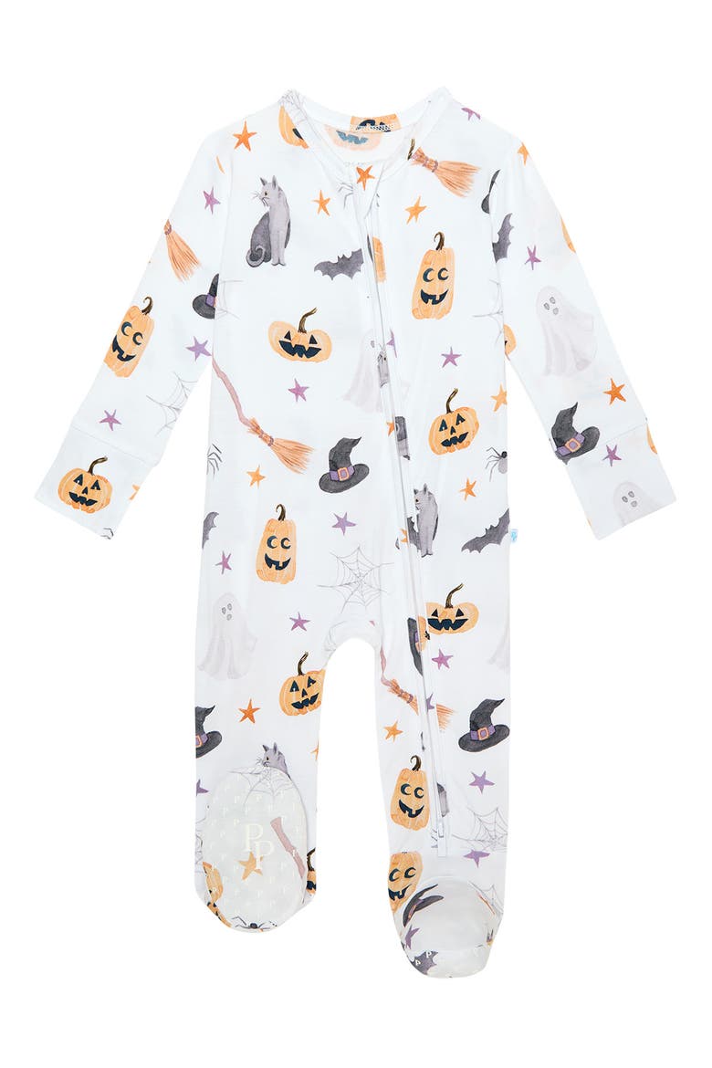 Kids' Footie One-Piece, Main, color, WHITE