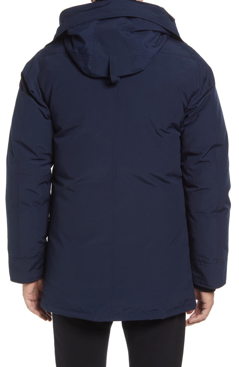 Canada Goose Men's Chateau Slim Fit 625 Fill Down Parka, Alternate, color, Atlantic Navy