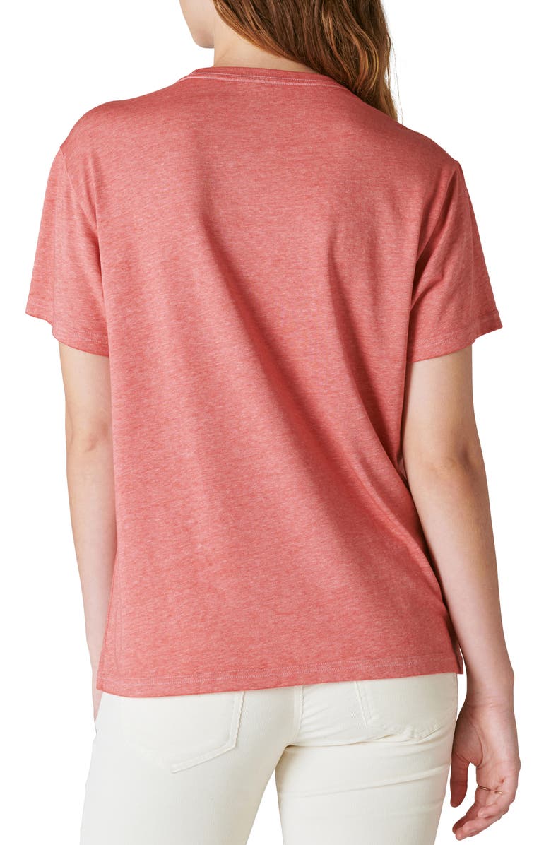 Lucky Brand Lucky Heart Graphic T-Shirt, Alternate, color,
