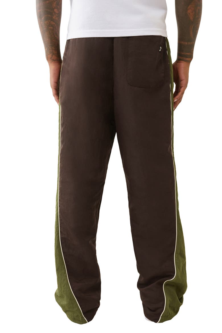 Colorblock Joggers, Alternate, color, DARK BROWN / KALAMATA