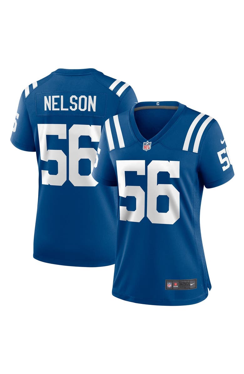 Nike Women's Nike Quenton Nelson Royal Indianapolis Colts Player Game Jersey, Main, color, Royal