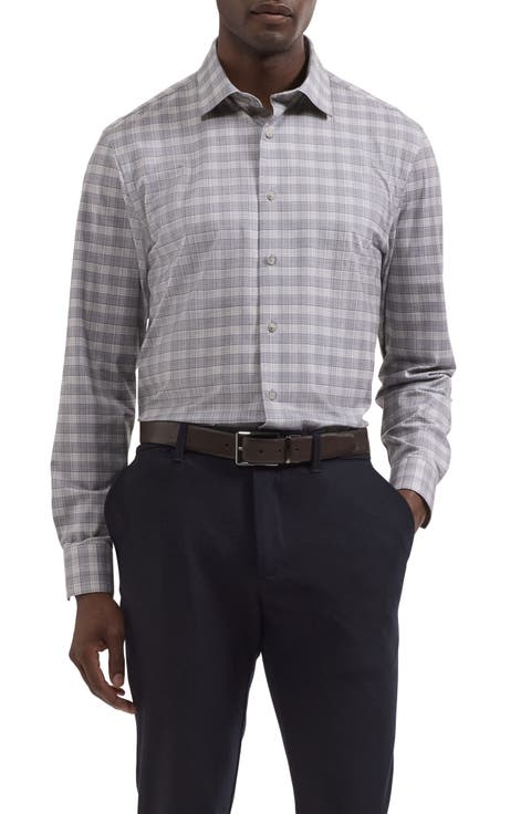 James OoohCotton® Plaid Print Button-Up Shirt