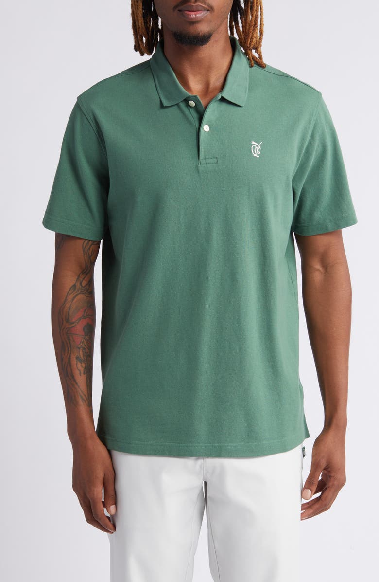 Quiet Golf x PUMA Post Round Cotton Golf Polo, Main, color, 