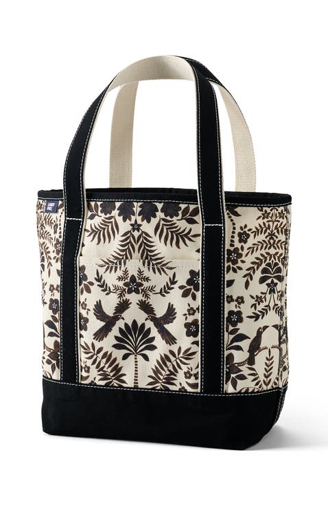 Open Top Canvas Tote Bag