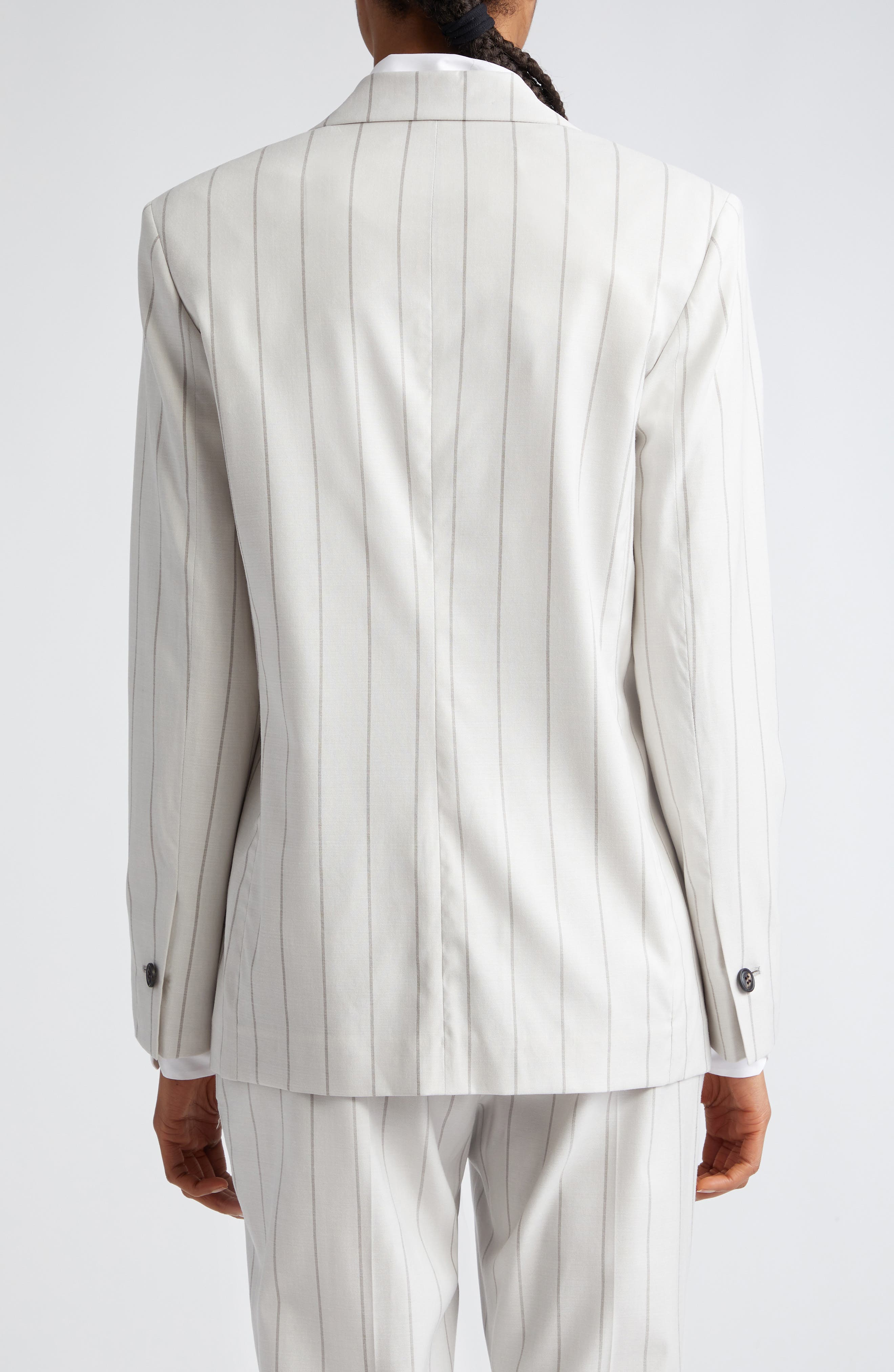Pinstripe Blazer - image 2