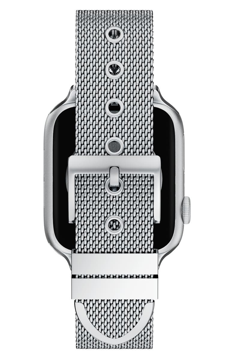 Tory Burch The Kira 18mm Apple Watch<sup>®</sup> Mesh Watchband, Alternate, color,