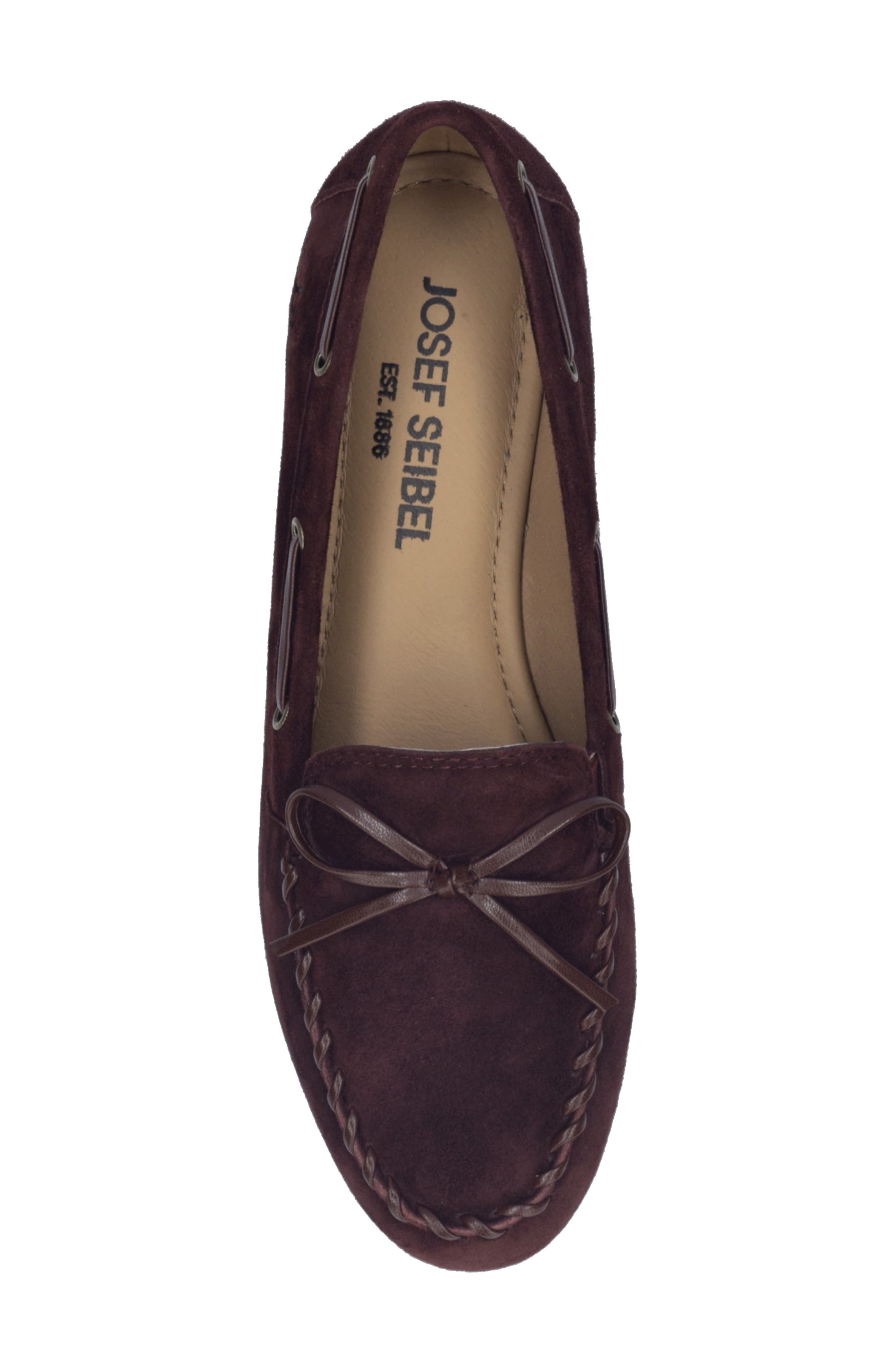 Clarice 07 Leather Loafer, Alternate, color, BURGUNDY