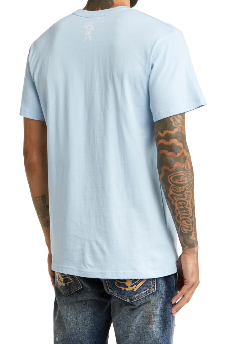 Men's Arch Burst Cotton Graphic Tee, Alternate, color, CASHMERE BLUE