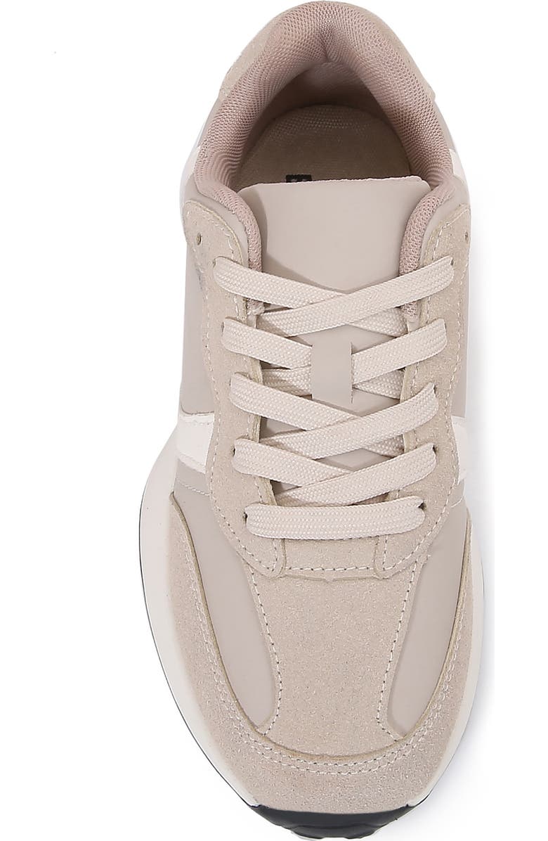 BERNESS Beyonce Retro Lace-Up Sneaker, Alternate, color, Beige